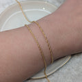 ROPE (Gold) - Customisable and bespoke build-your-own gold bracelet or anklet