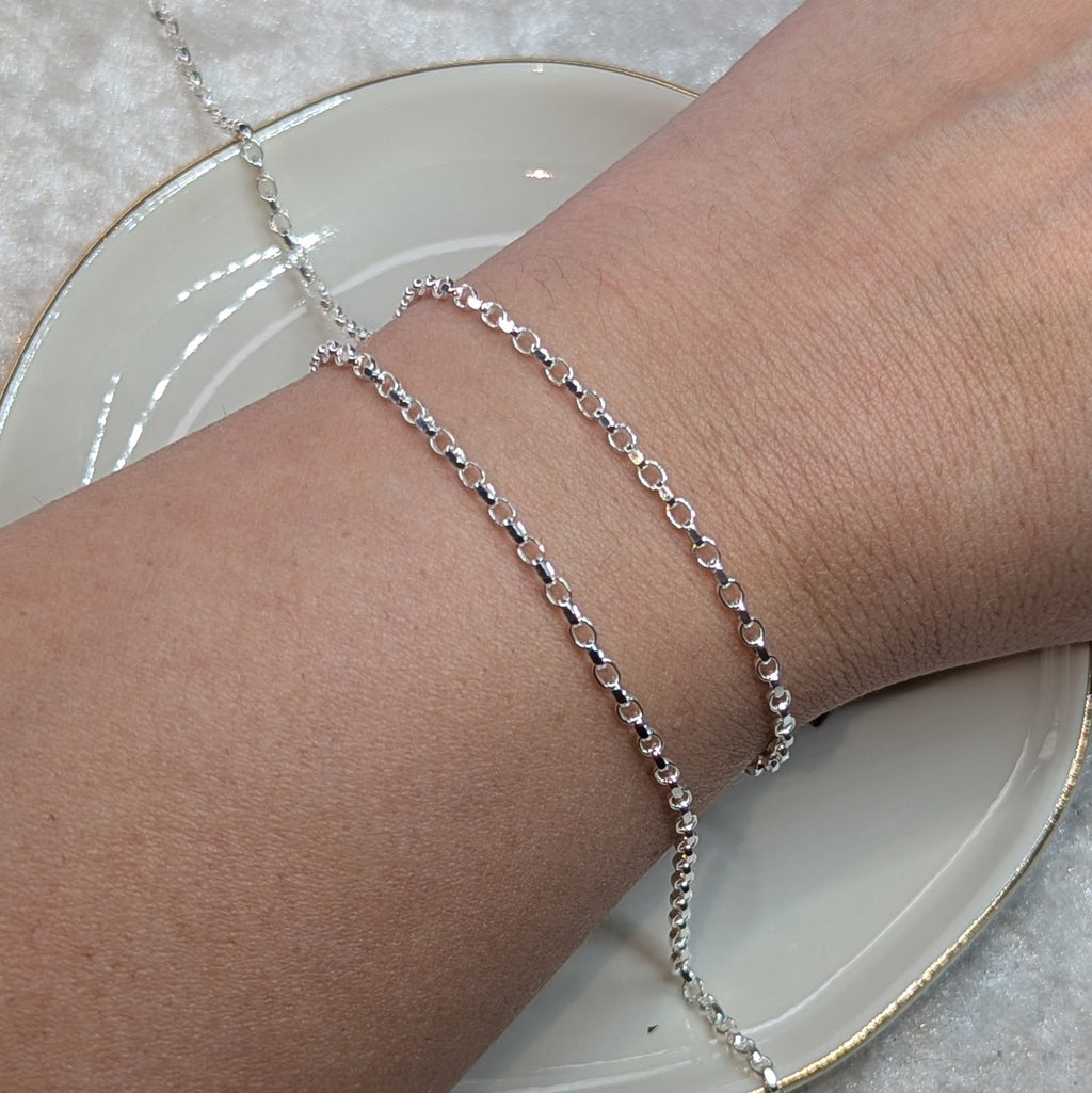 ROLO - Customisable and bespoke build-your-own sterling silver bracelet or anklet