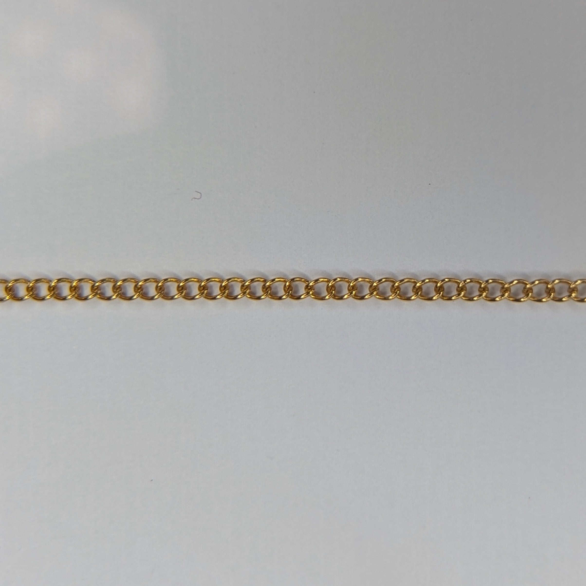 CURB (Gold) - Customisable and bespoke build-your-own gold bracelet or anklet