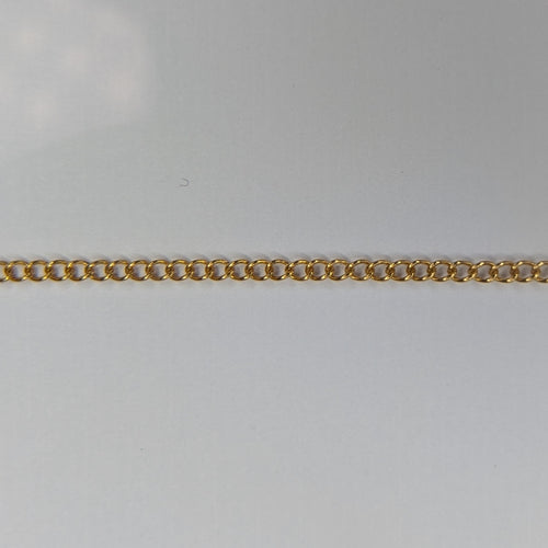 CURB (Gold) - Customisable and bespoke build-your-own gold bracelet or anklet