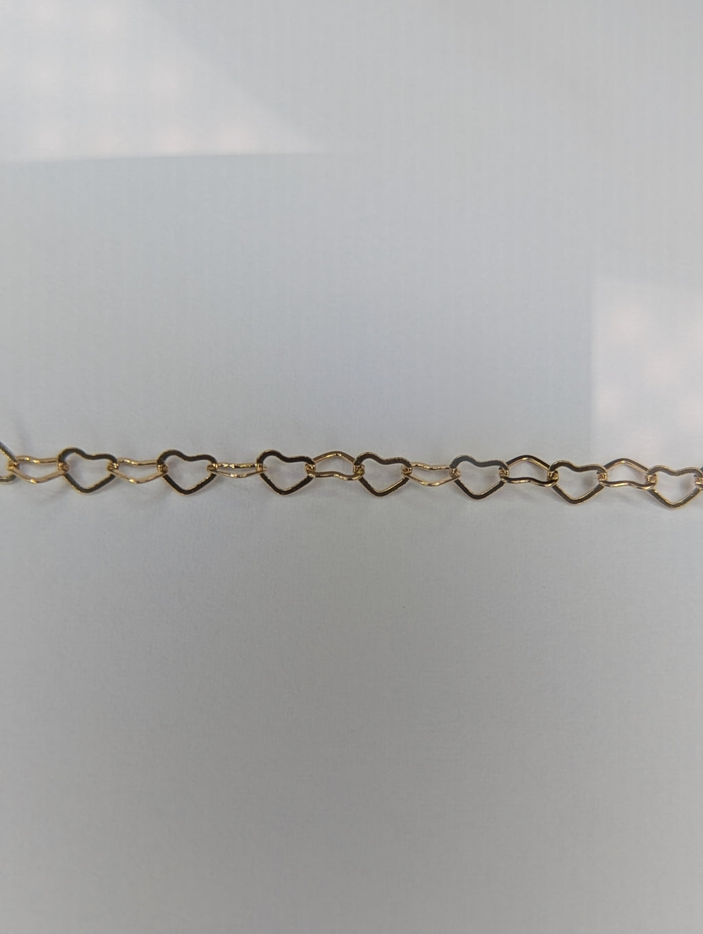 HEARTS (Gold) - Customisable and bespoke build-your-own gold bracelet or anklet