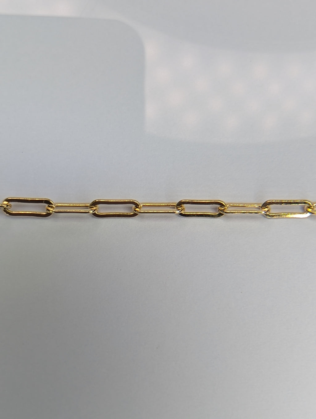 PAPERCLIP (Gold) - Customisable and bespoke build-your-own gold bracelet or anklet