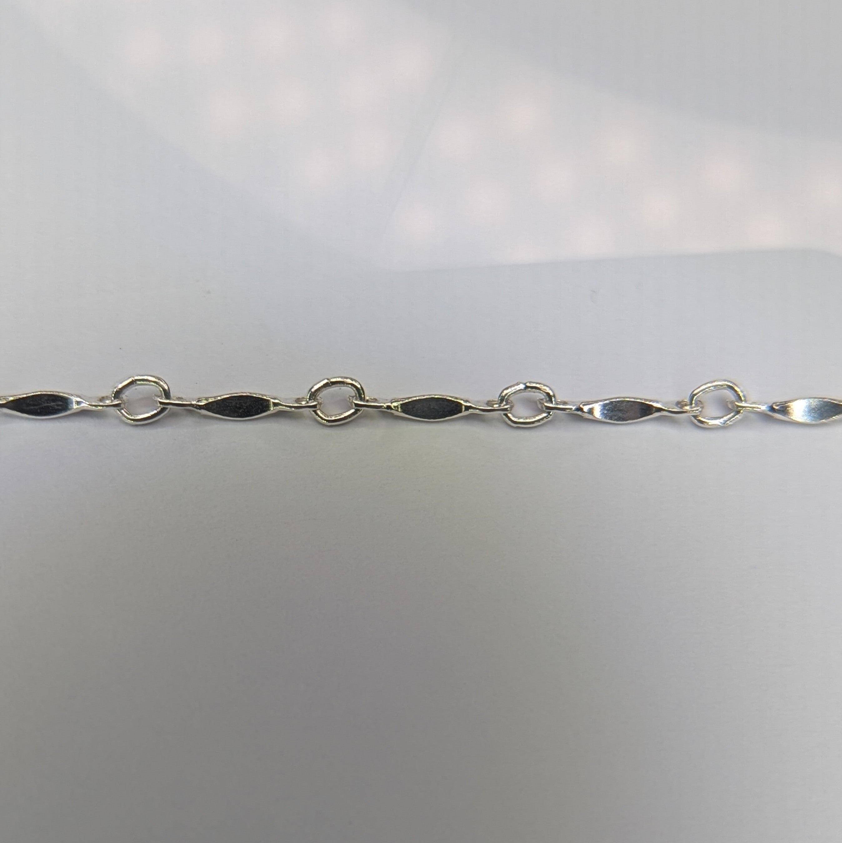 TWISTED BAR - Customisable and bespoke build-your-own sterling silver bracelet or anklet